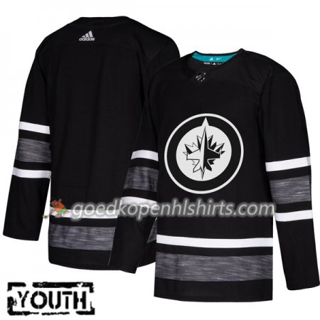 Winnipeg Jets All Star 2019 Blank 2019 All-Star Adidas Zwart Authentic Shirt - Kinderen